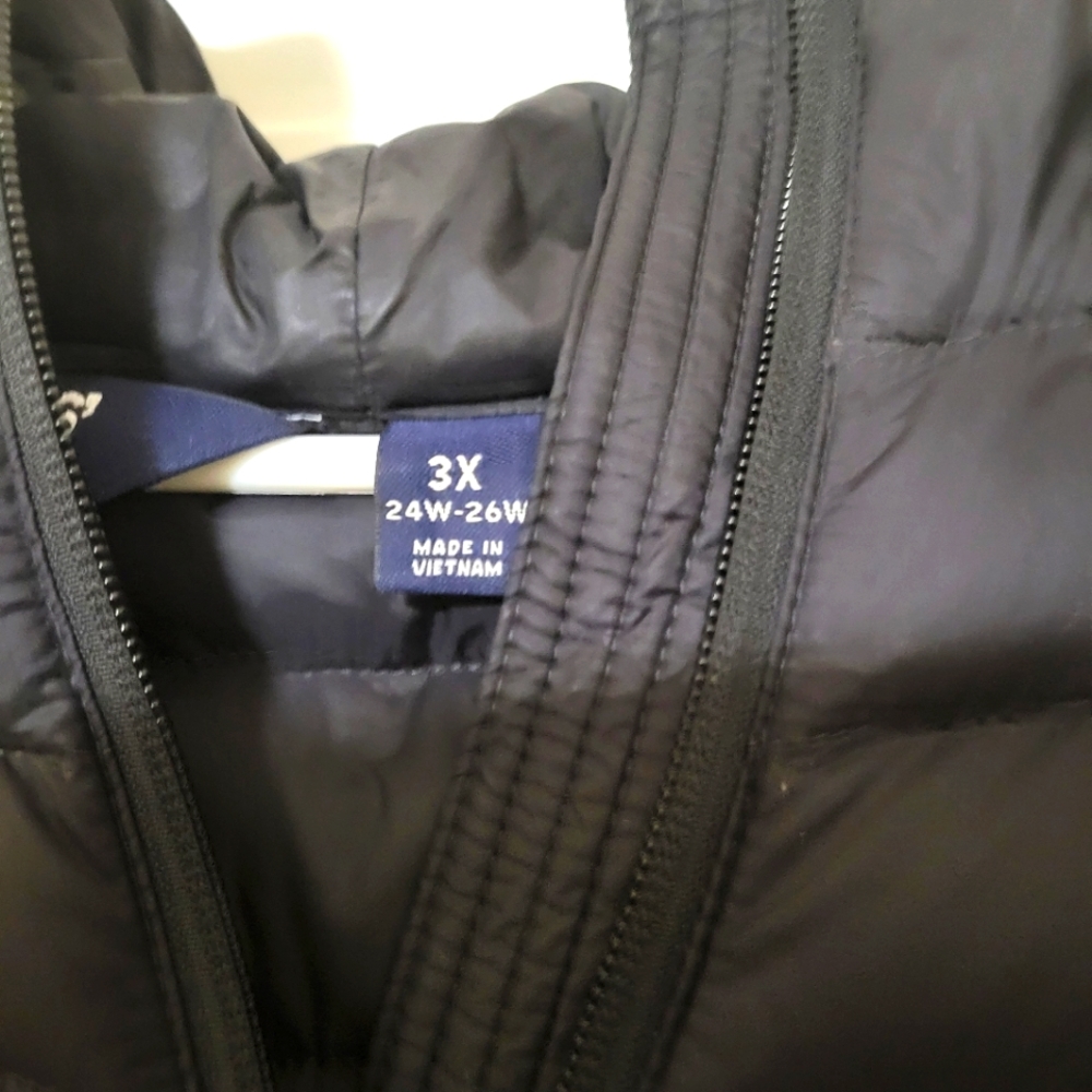 Womens plus Landsend down jacket